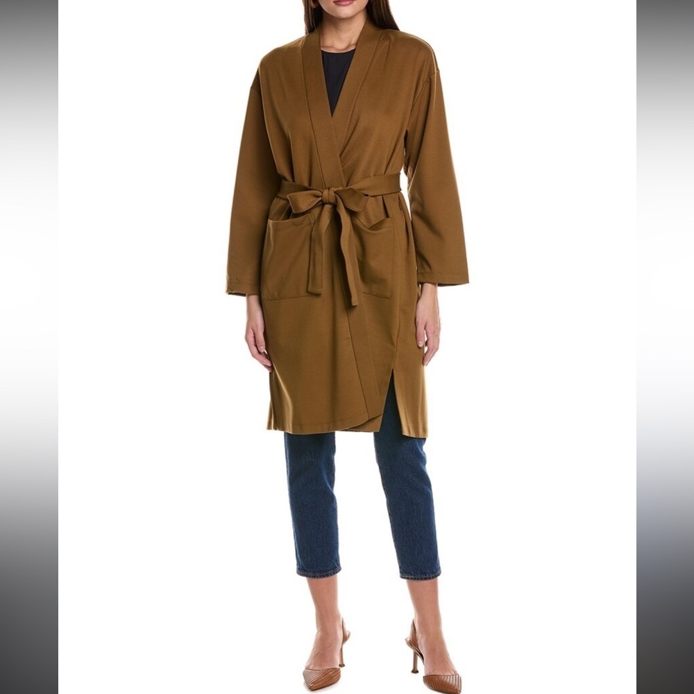 Eileen Fisher Flex Ponte Belted Jacket NWOT